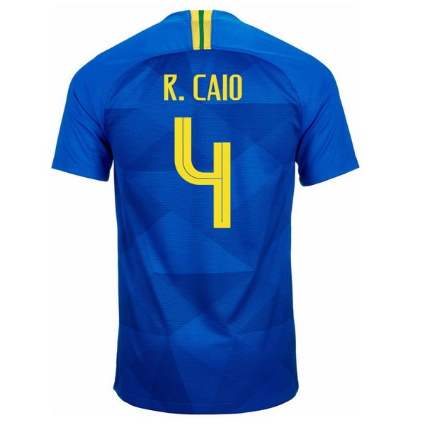 Camiseta Brasil 2ª R.Caio 2018 Azul